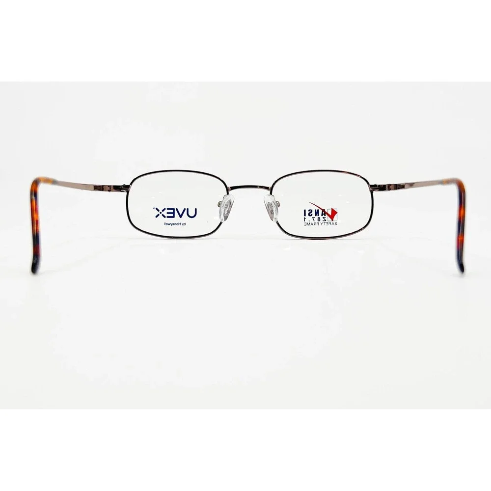 Uvex Eyeglasses Unisex Brown Titmus Z87-2+ FC707 ANB CS67 49-19-140